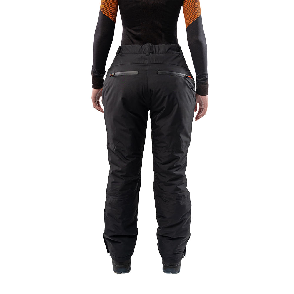 Pantalón térmico deportivo Watt Tech con bolsillos de mujer Black