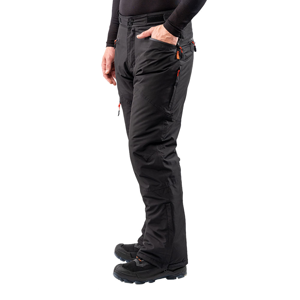 Pantalon Térmico De Hombre Mod. Solid Black Acquavento