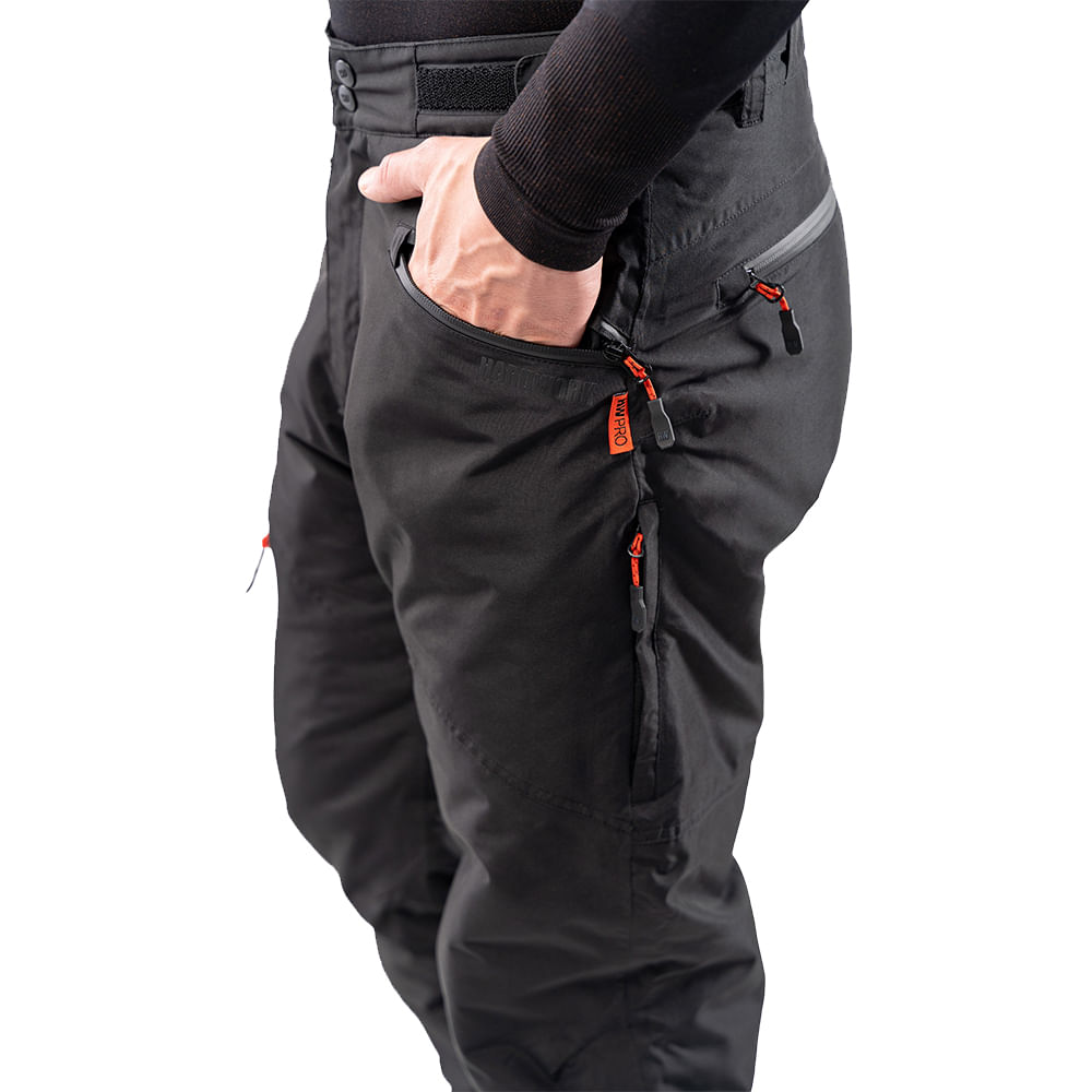 2200R/B/50L, Pantalones de trabajo para Hombre, cintura 50plg, Negro,  Resistente, Algodón, Poliéster reciclado Hawk EarthPro Combat